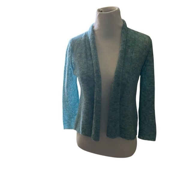 Gwyneth Cardigan by Peruvian Connection, seafoam green, size S - Picture 1 of 11